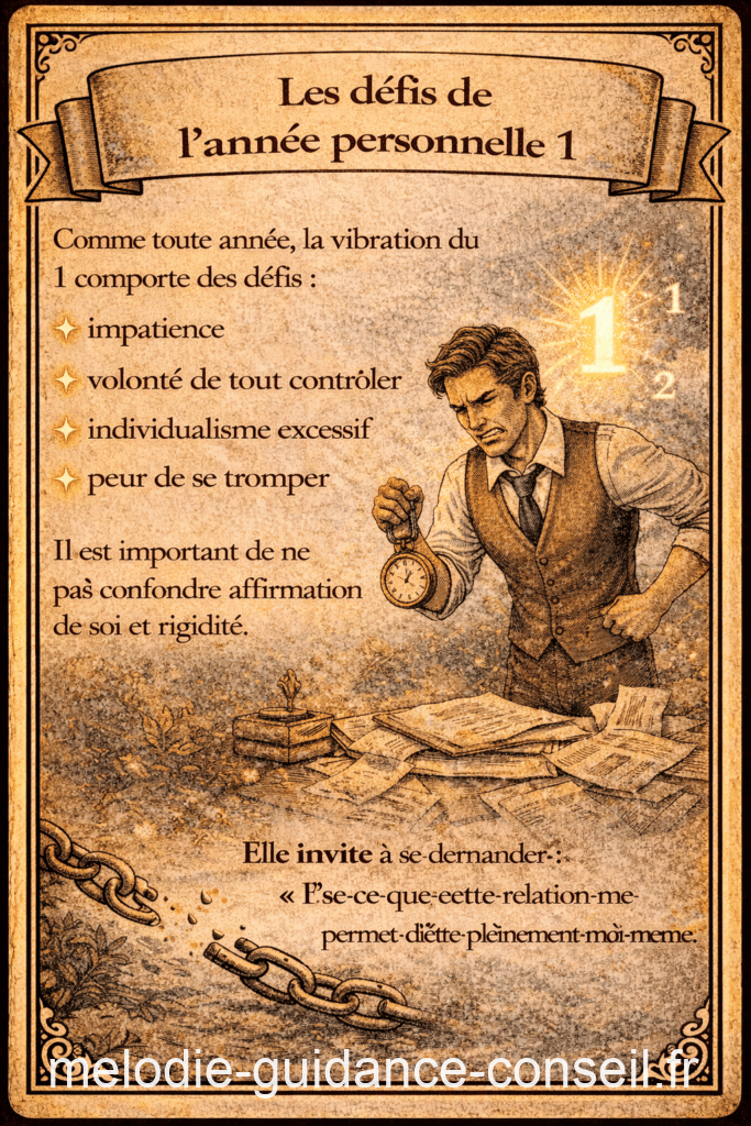 Les défis du premier année personnelle