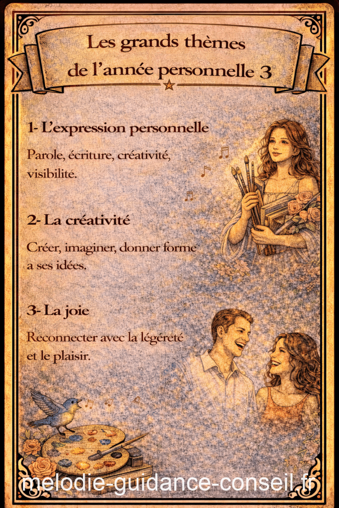 Les grands thèmes de l'année 3