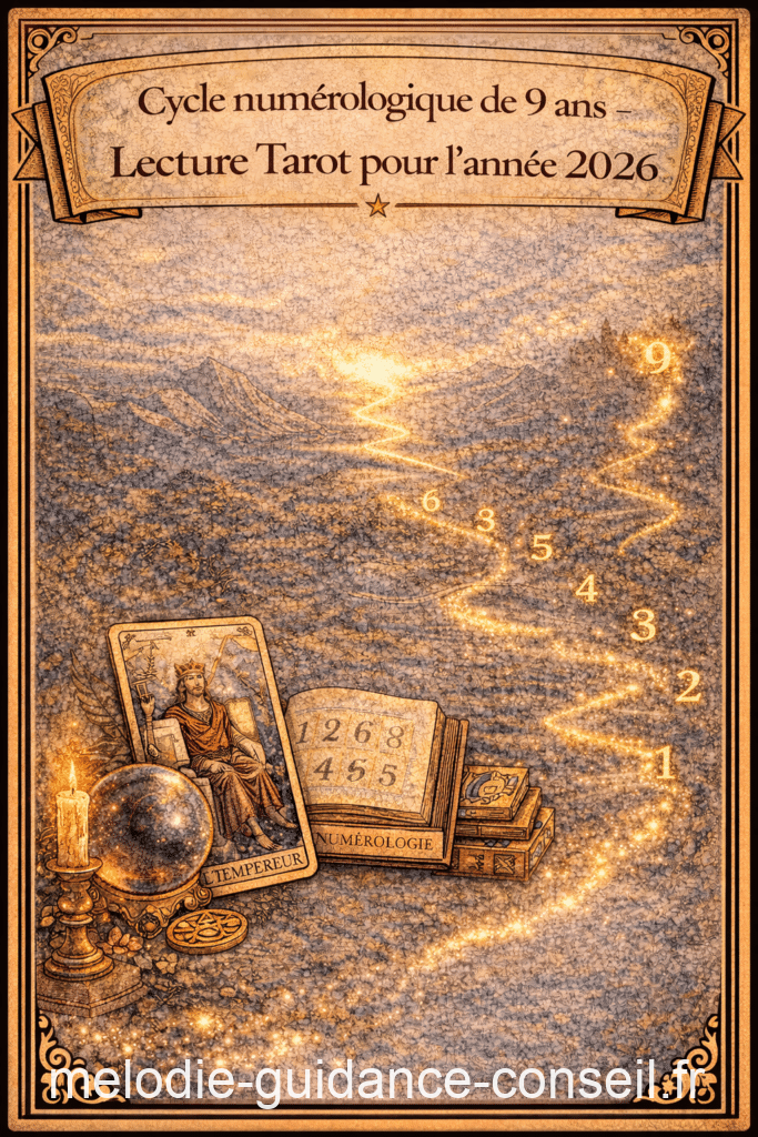 Cycle numérologique et Tarot 2026