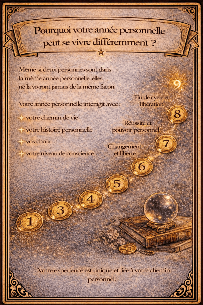 Voyage à travers votre année personnelle