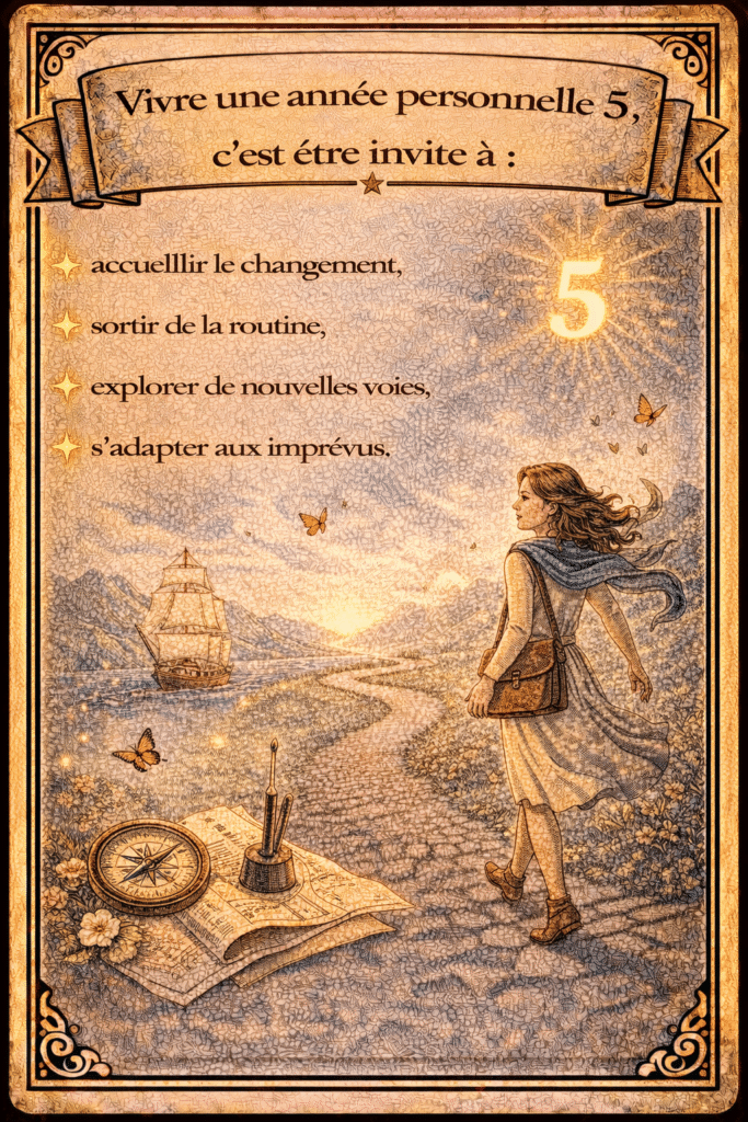 Energie de l'année personnelle 5