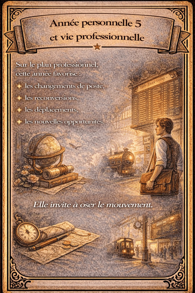 Année 5 et changements professionnels