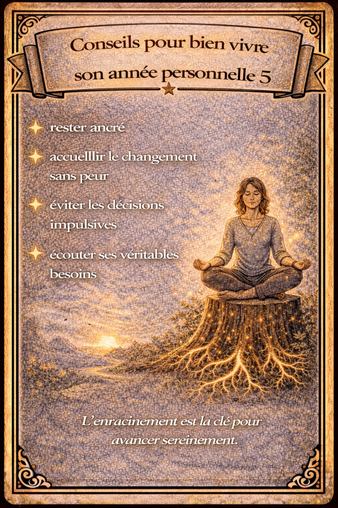Conseils pour une année personnelle 5