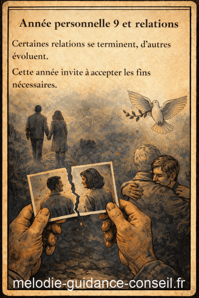 Année personnelle 9 et relations Certaines relations se terminent, d’autres évoluent.