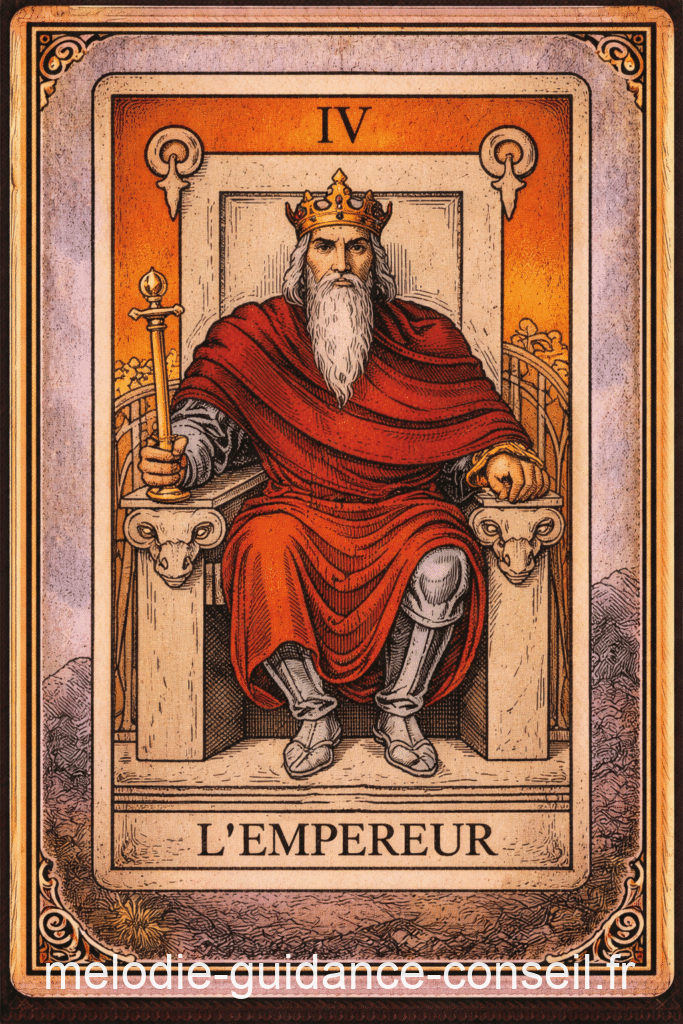 L'Empereur sur son trône majestueux